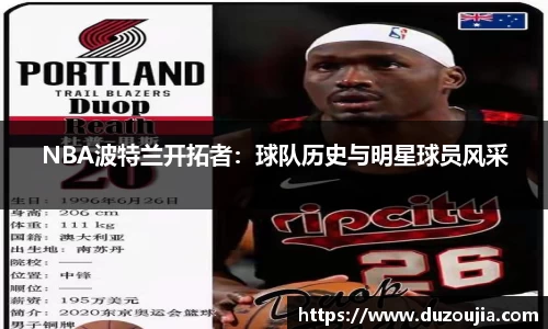 NBA波特兰开拓者：球队历史与明星球员风采